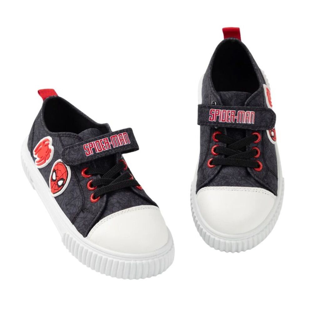 Spider-Man Boys Face Touch Fastening Sneakers / Blue